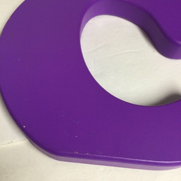 Ashland Purple Wooden Letter “C” New - Picture 6 of 7